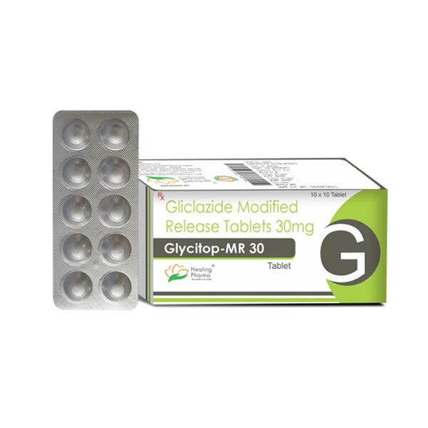 Gliclazide Modified Release 30mg (Glycitop MR 30) - 10 Tablets