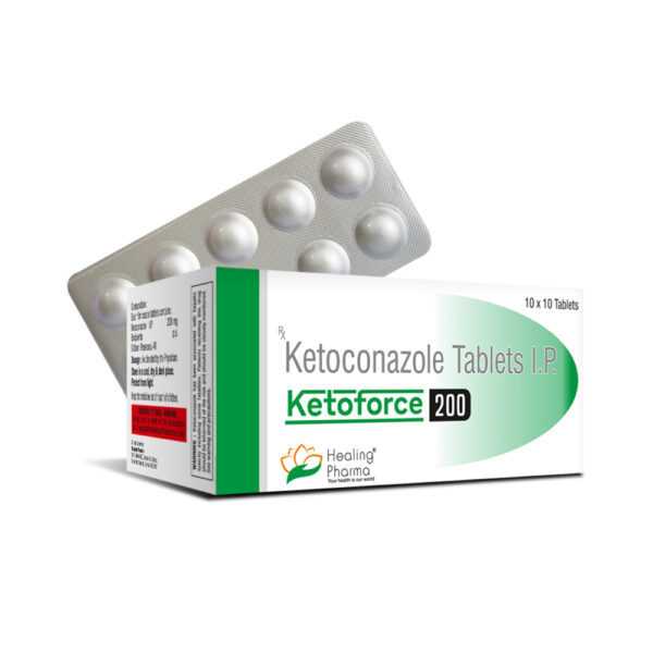 Ketoconazole 200mg (Ketoforce 200 Tab) - 10 Tablets