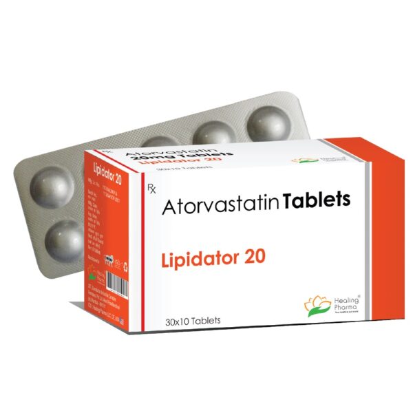 Atorvastatin 20mg (Lipidator 20) - 10  Tablets