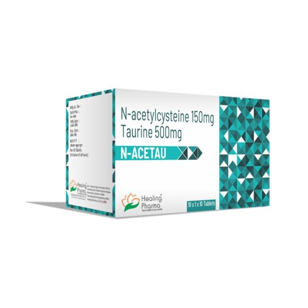 N-Acetycystein 150MG + Taurine 500 MG (N-Acetau) - 10 Tablets