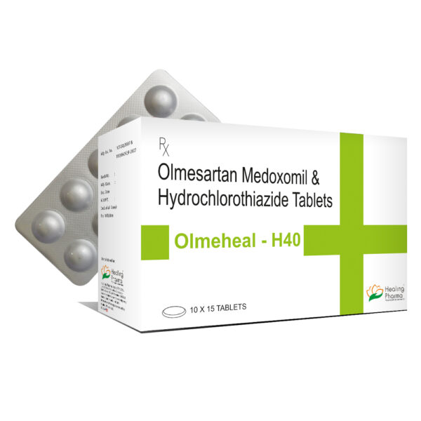 Olmesartan 40mg + HDZ 12.5mg (Olmeheal H 40) - 15 Tablets