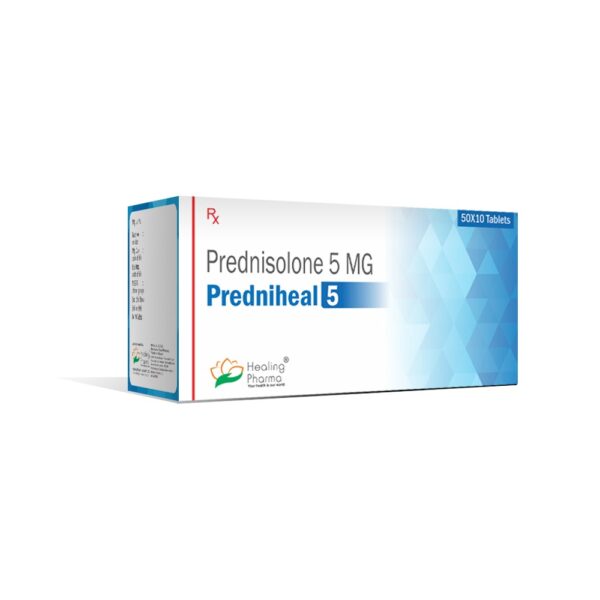 Prednisolone 5mg (Predniheal 5) - 10 Tablets