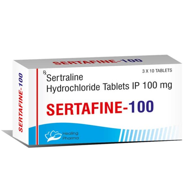 Sertraline 100 mg Tablet (Sertafine 100) - 10 Tablets