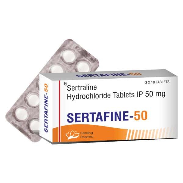 Sertraline 50 mg Tablet (Sertafine 50) - 10 Tablets