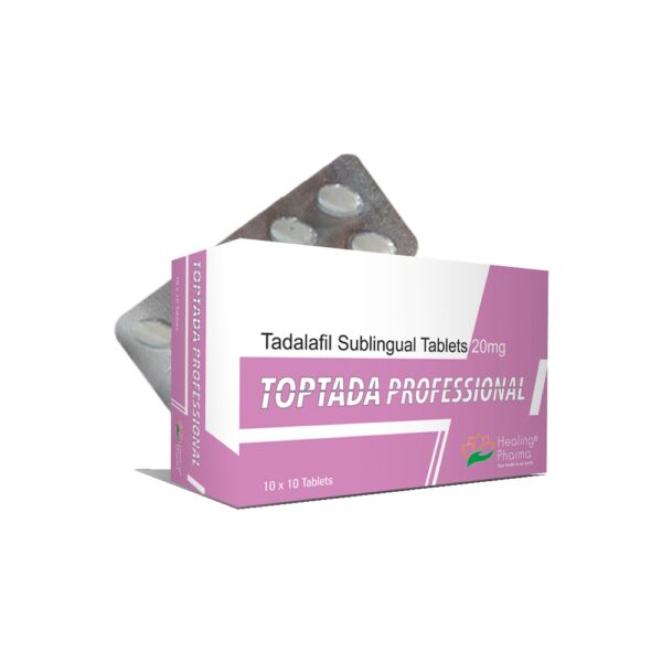 Tadalafil Professional 20mg (Toptada Professional) - 10 Tablets