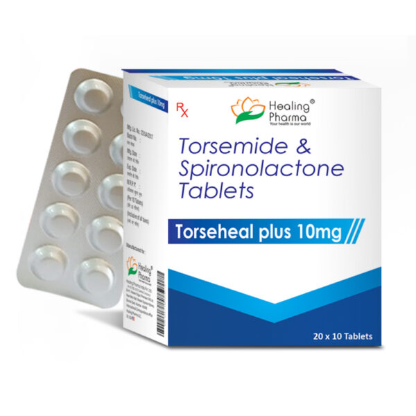 Torsemide 10mg + Spironolactone 50mg (Torseheal Plus 10) - 10 Tablets